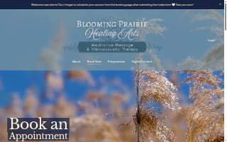 Blooming Prairie Healing Arts website
