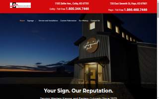 Commercial Sign Co website