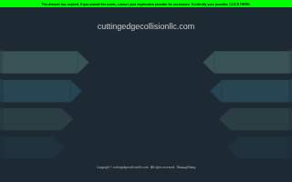 Cutting Edge Collision LLC website