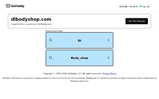 D & L Body Shop website