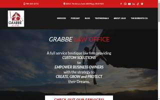 Grabbe Law Office website
