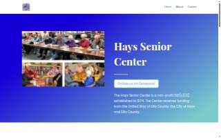 Hays Senior Center website
