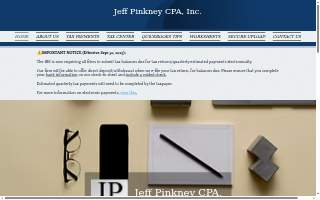 Jeff Pinkney CPA, Inc. website