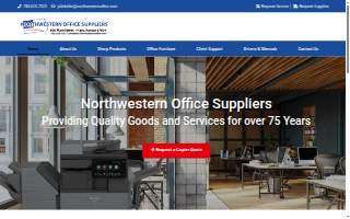Northwestern Office Suppliers & Copy Center website