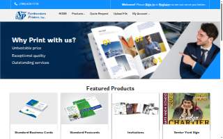 Northwestern Printers, Inc. website