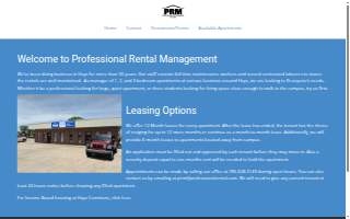 Professional Rental Management website