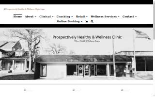 Prospectively Healthy & Wellness Clinic website