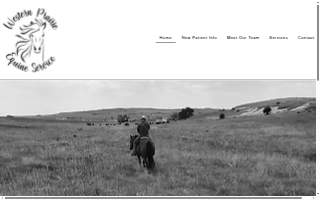 Western Prairie Equine Service website