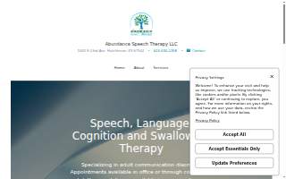 Abundance Speech Therapy LLC website