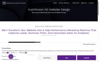 Conceptualized Design - Kansas Web Design of Hutchinson website