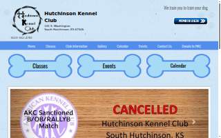 Hutchinson Kennel Club Inc website