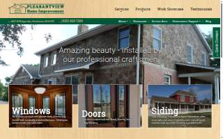 Pleasantview Home Improvement website