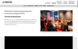 Procon Construction, LLC website