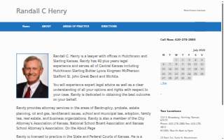Randall C. Henry website