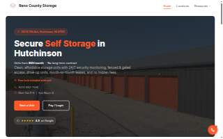 Reno County Storage website