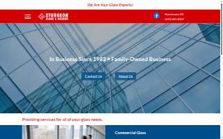 Sturgeon Glass & Mirror website