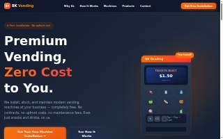 B & K Vending & Amusement website