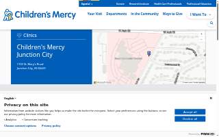 Children's Mercy Junction City website