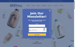 Hildebrand Farms Dairy website