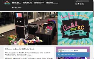 Candid KC Photo Booth website