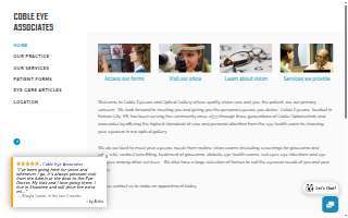 Coble Eye Associates website
