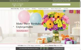 Don Evans Florist & Zucy's Flower Boutique website