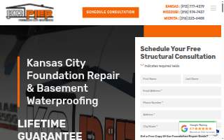 KC Pier Basement Waterproofing and Foundation Repair of Kansas City website