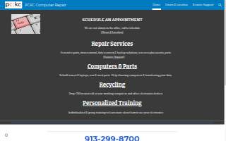 PCKC Computer Repair of Kansas City website