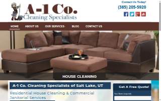 A-1 Custom Cleaning/Contractors LLC website