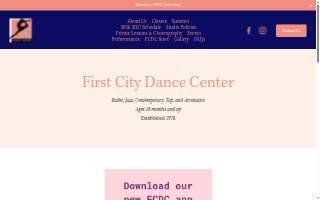 First City Dance Center website