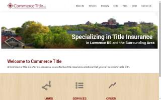 Commerce Title Co website