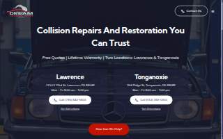 Dream Collision Repair website