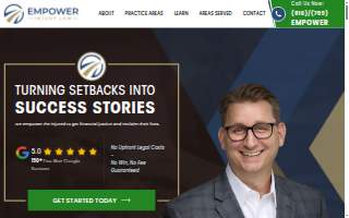 Empower Injury Law - Lawrence Car Accident & Personal Injury Lawyers website