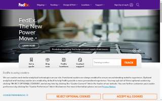 FedEx OnSite of Lawrence website