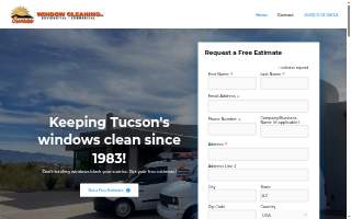 Sunrise Window Cleaning website
