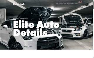 Elite Auto Details website