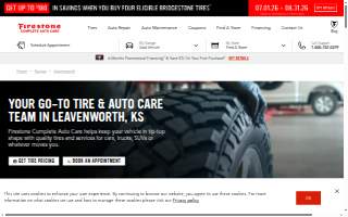 Firestone Complete Auto Care of Leavenworth website