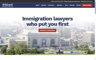 Girard Immigration Law LLC of Leavenworth website