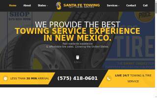 Santa Fe Towing Service - Tow Truck Kansas City website