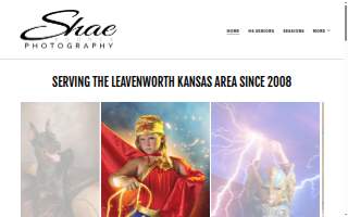 Shae Koonce Photography of Leavenworth website