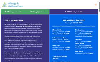 Allergy And Asthma Care PA website