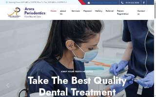 Arora Periodontics - Kiran Arora DDS website