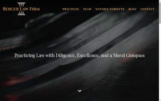Berger Estate & Elder Law, PA website