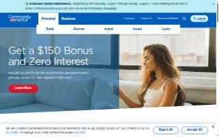 CommunityAmerica Credit Union of Clayton website