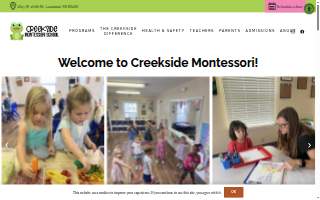 Creekside Montessori School website