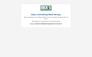 DICK'S House of Sport website