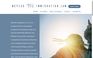 McPeak Immigration Law, LLC of Leawood website