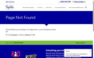 Sylvan Learning of Overland Park website