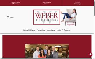 Weber Flooring website