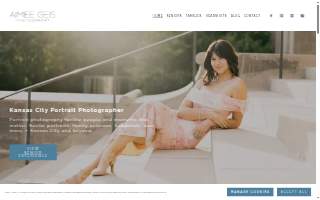 Aimee Geis Photography website